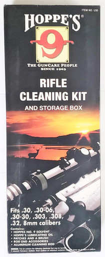 Hoppe's No. 9 Cleaning Kit with Aluminum Rod, .30-.32 Caliber, 8mm Rifle