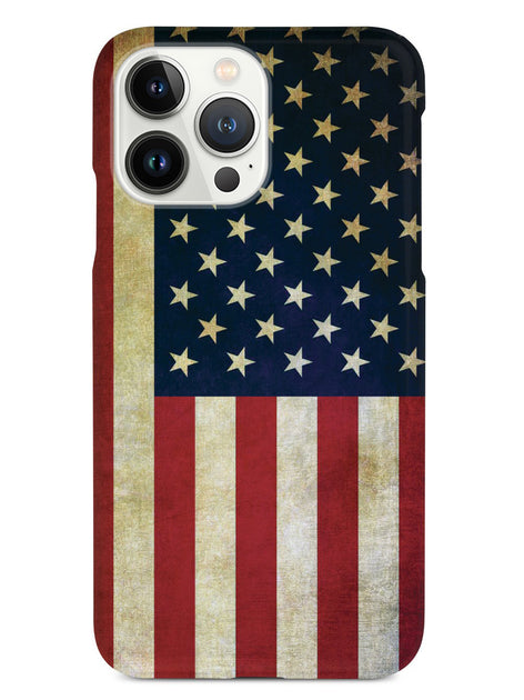 Downward Vintage American Flag Phone Case