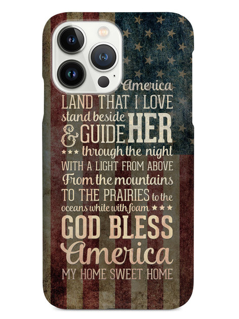 God Bless America Cell Phone Case