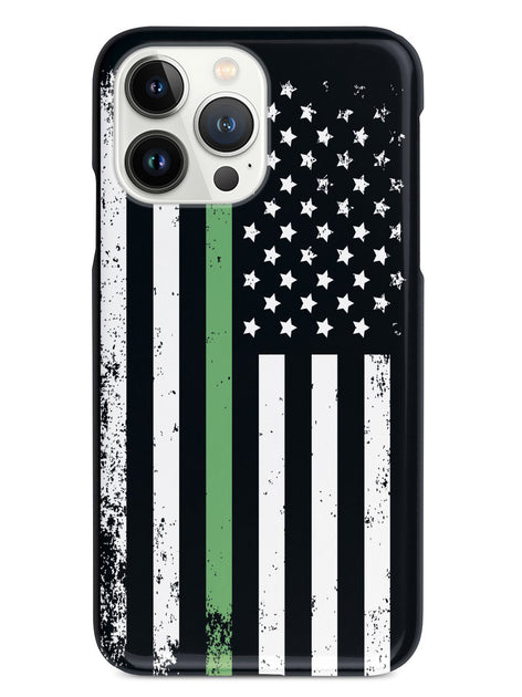 Thin Green Line American Flag Phone Case