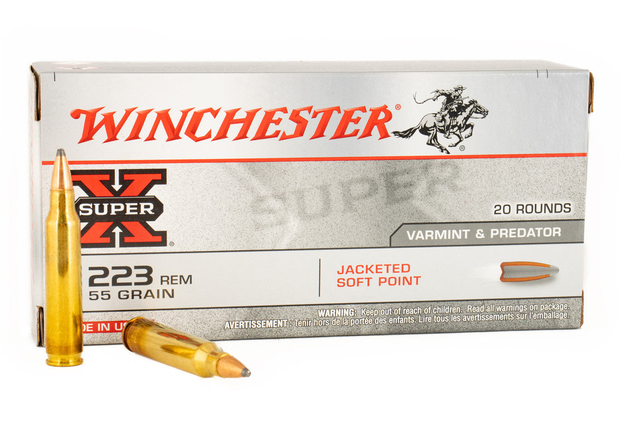 Winchester Ammo 223 Rem 55 gr Super-XPointed Soft Point 20rds