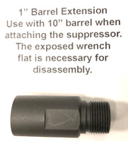 1/2" - 28 thread extension 1" long