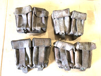 Lot of 4 Low Grade Yugoslavian M48 Double Ammo Pouch