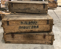 Yugoslav Military Crate - Good Condition - CALL TO ORDER- Pickup only