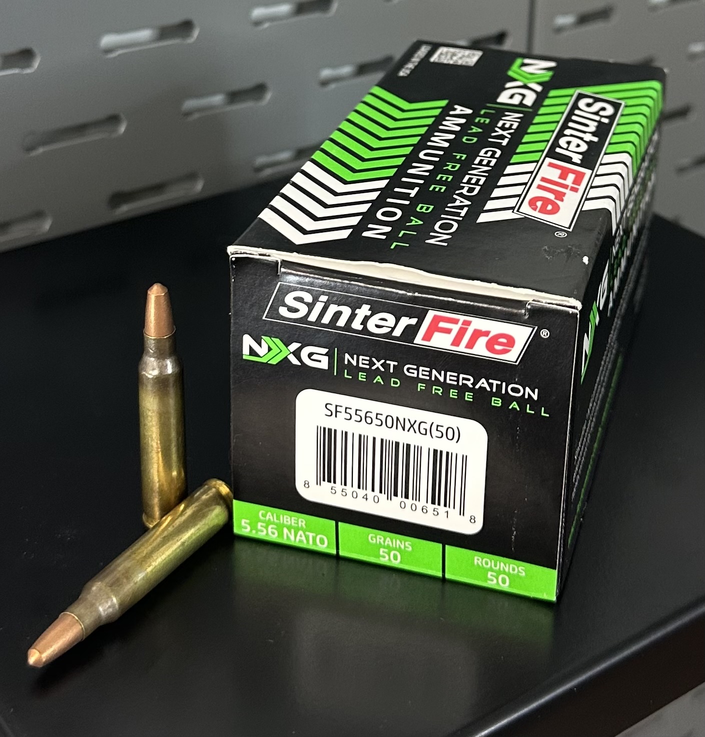 SinterFire Lake City 5.56mm 50 Gr Next Generation Brass Cased Ammo