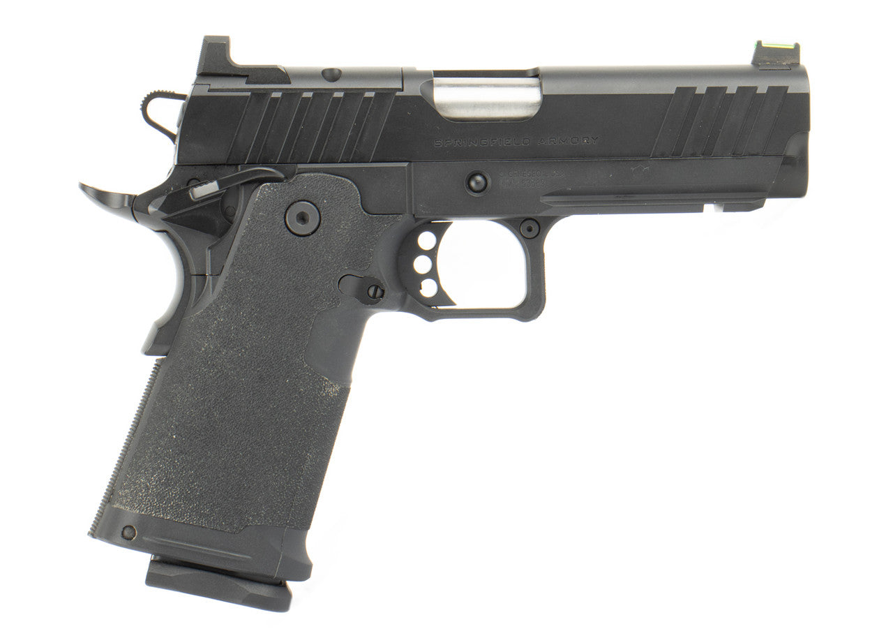 Springfield Armory 1911 DS Prodigy Compact 9mm Luger 20+1 4.25" Match Grade Bull Barrel Black Cerakote Optic Ready Slide Steel Frame