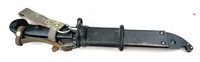 East German AK Bayonet, Frog, Scabbard With Rubber Insulator