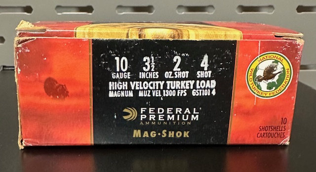 FEDERAL 10 GAUGE 3.5″ 2 OZ4 SHOT 1300FPS