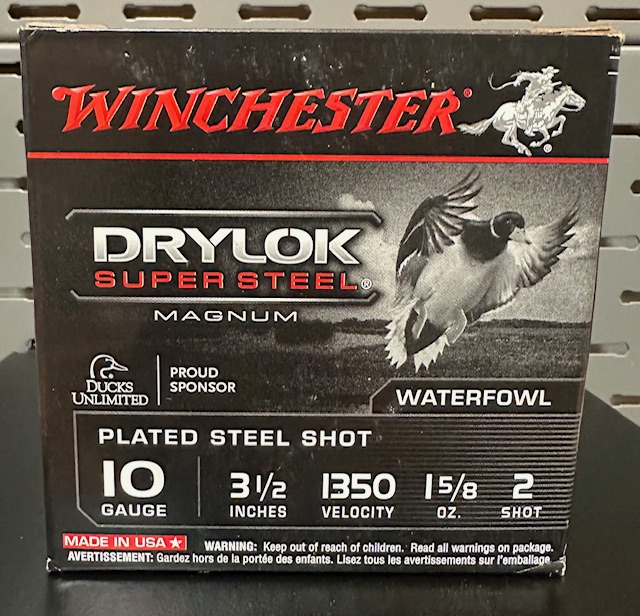 Winchester Ammo XSC102 Drylock Super Steel High Velocity 10 Gauge 3.5″ 1 5/8 oz 2 Shot 25 Bx/ 10 Cs
