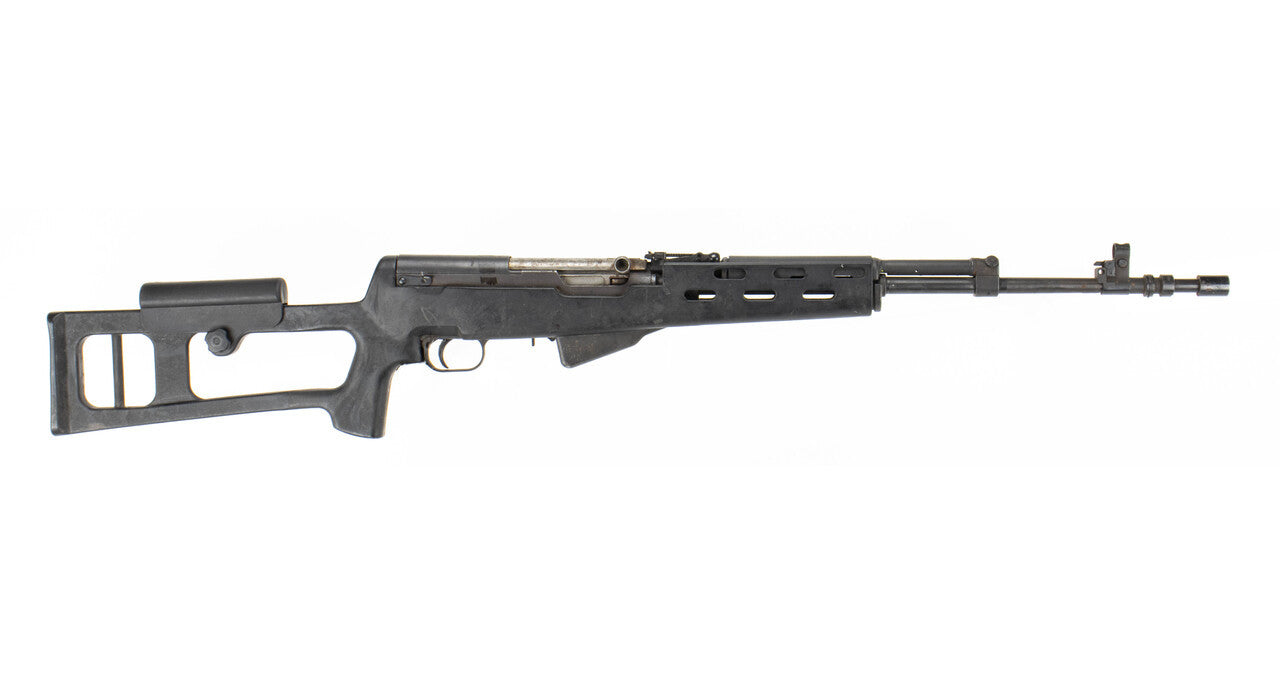 SKS Yugo M59/66 Rifle - Sporterized Sights - Polymer Stock and Frozen Gas Button -Fair Condition