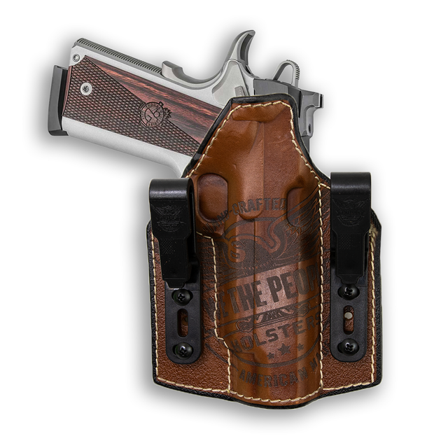 1911 5" Government With Rail Only Independence Leather IWB Holster