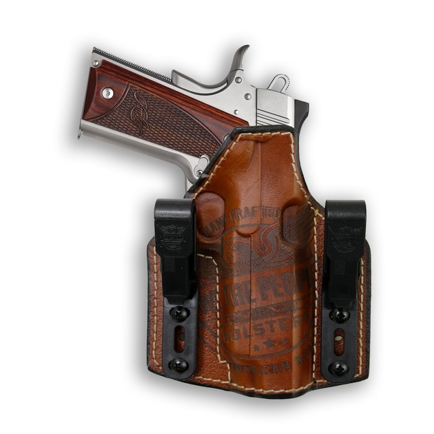 Colt 1911 4" Commander With Rail Only Independence Leather IWB Holster