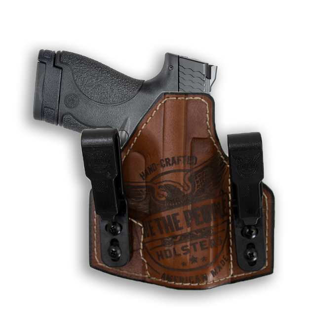 Smith & Wesson M&P Shield / M2.0 / Plus 9MM/.40/30 Super Carry Independence Leather IWB Holster