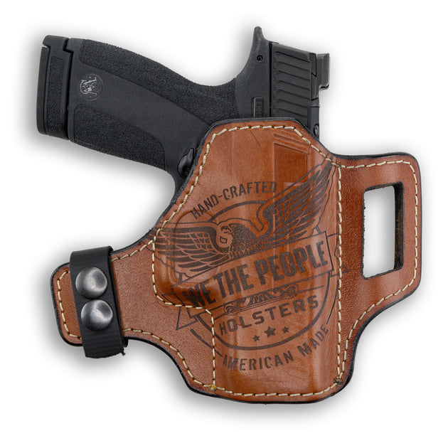 Smith & Wesson M&P Shield X No Thumb Safety Independence Leather OWB Holster