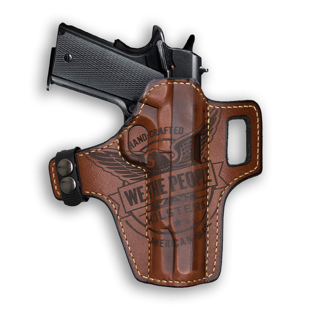 1911 5" Government No Rail Only Independence Leather OWB Holster