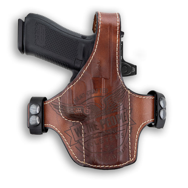 Glock 22 Gen 1-4 Independence Thumb Break Leather OWB Holster