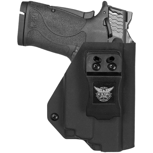 Smith & Wesson M&P 9 Shield EZ with Olight PL-Mini 2 Valkyrie Light IWB Holster