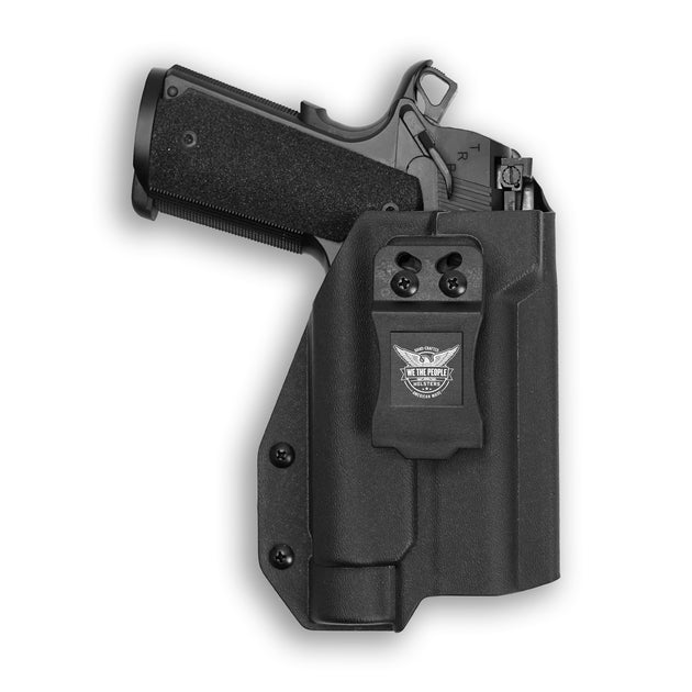 1911 4" Commander 45ACP Railed with Streamlight TLR-1/1S/HL Light IWB Holster