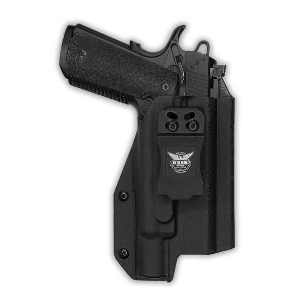 1911 4" Commander 45ACP Railed with Surefire X300T-B Light IWB Holster