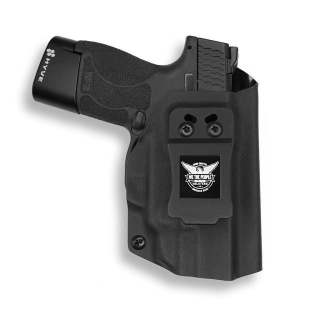 Smith & Wesson M&P Shield with Integrated Crimson Trace Laser IWB Holster