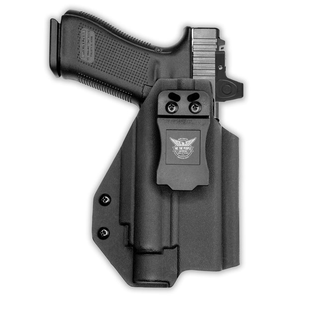Glock 22 Gen 1-4 MOS with Olight Baldr Pro Light Red Dot Optic Cut IWB Holster