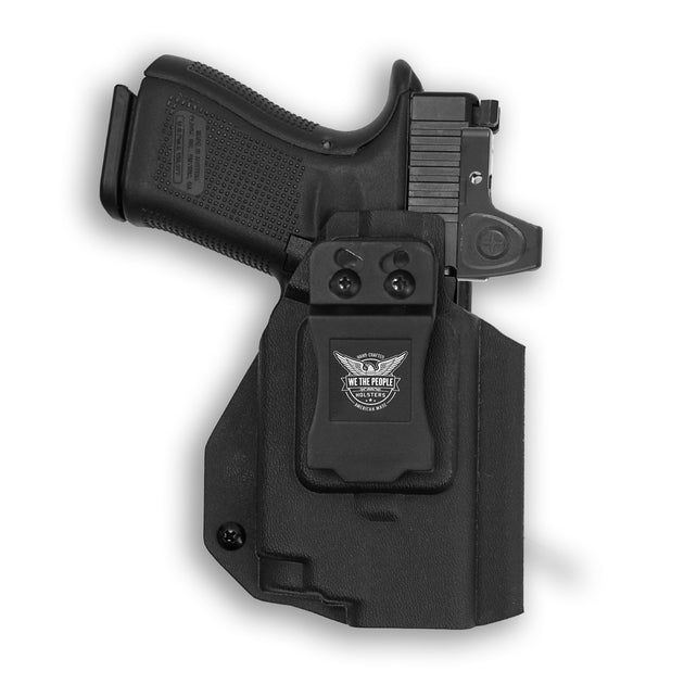 Glock 23 Gen 1-4 MOS with Olight Baldr RL Mini Light Red Dot Optic Cut IWB Holster