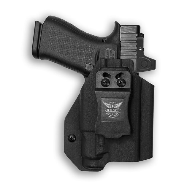 Glock 43X MOS Railed with Streamlight TLR-7 Sub Light Red Dot Optic Cut IWB Holster
