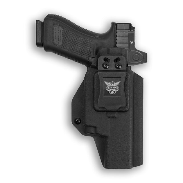 Glock 34 MOS with Olight Baldr RL Mini Light Red Dot Optic Cut IWB Holster