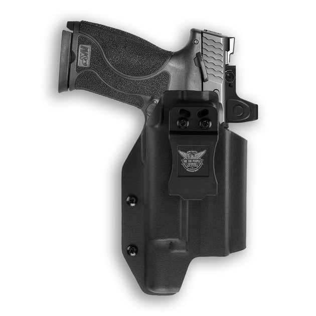Smith & Wesson M&P 9/40 4.25" Manual Safety with Surefire X300U-A Light Red Dot Optic Cut IWB Holster