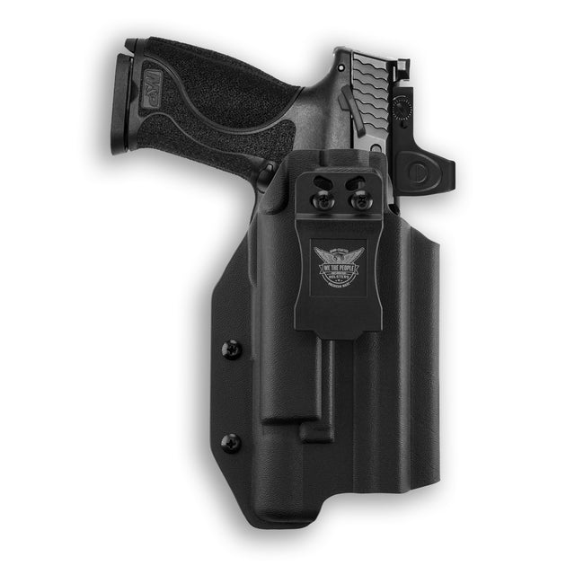 Smith & Wesson M&P 9/40 5" Full Size with Surefire X300U-A Light Red Dot Optic Cut IWB Holster