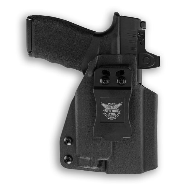 Springfield Hellcat Pro with Olight Baldr RL Mini Light Red Dot Optic Cut IWB Holster