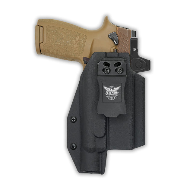 Sig Sauer P320-M18 with Surefire X300T-B Light Red Dot Optic Cut IWB Holster