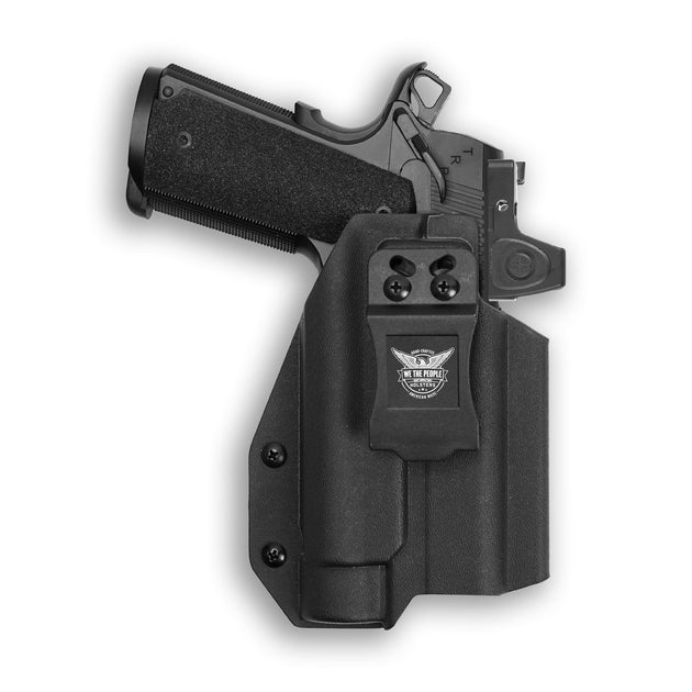 Colt Commander 1911 4" 45ACP Railed with Streamlight TLR-1/1S/HL Light Red Dot Optic Cut IWB Holster