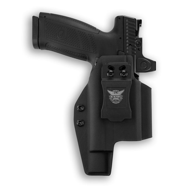 CZ P-10 S OR with Olight Valkyrie Turbo Light Red Dot Optic Cut IWB Holster