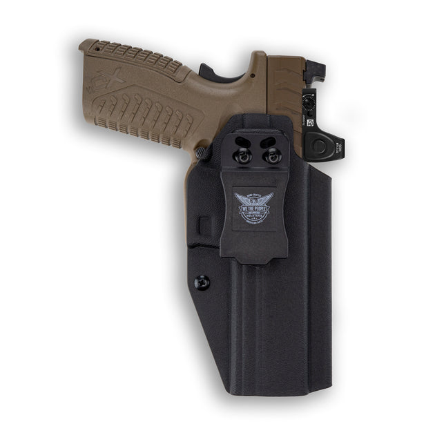 Springfield XD-M 4.5" Full Size Threaded Barrel Red Dot Optic Cut IWB Holster