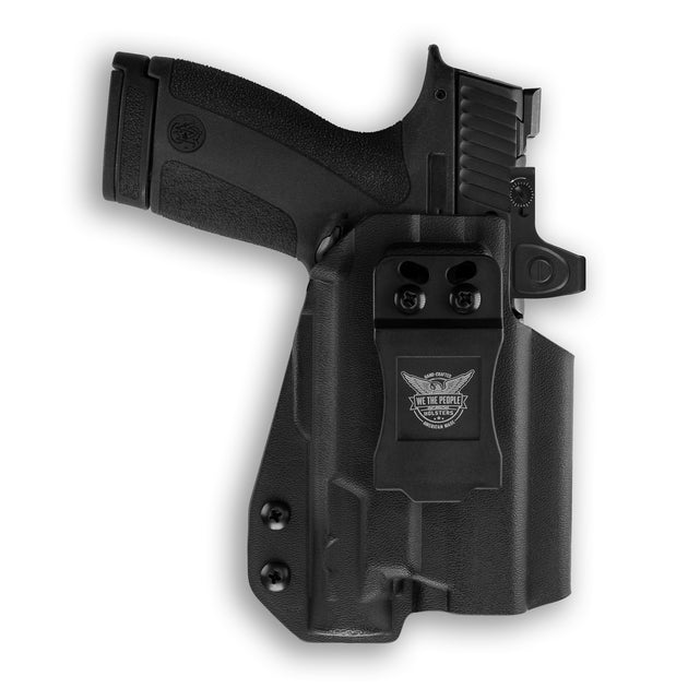 Smith & Wesson M&P Shield X Thumb Safety with Holosun P.ID-K Light Red Dot Optic Cut IWB Holster