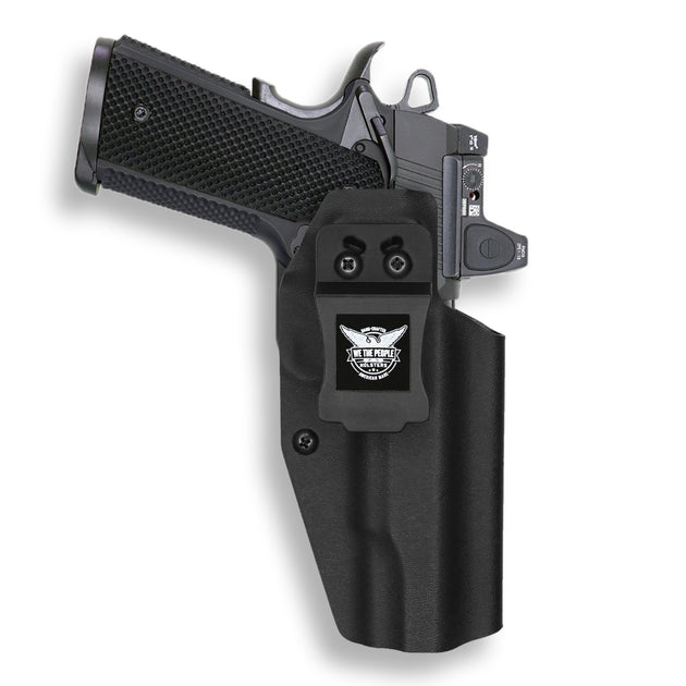 1911 5" Government 45ACP No Rail Red Dot Optic Cut IWB Holster