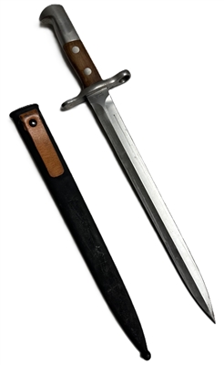 SWISS K31 BAYONET WITH SCABBARD. NEW OLD STOCK.