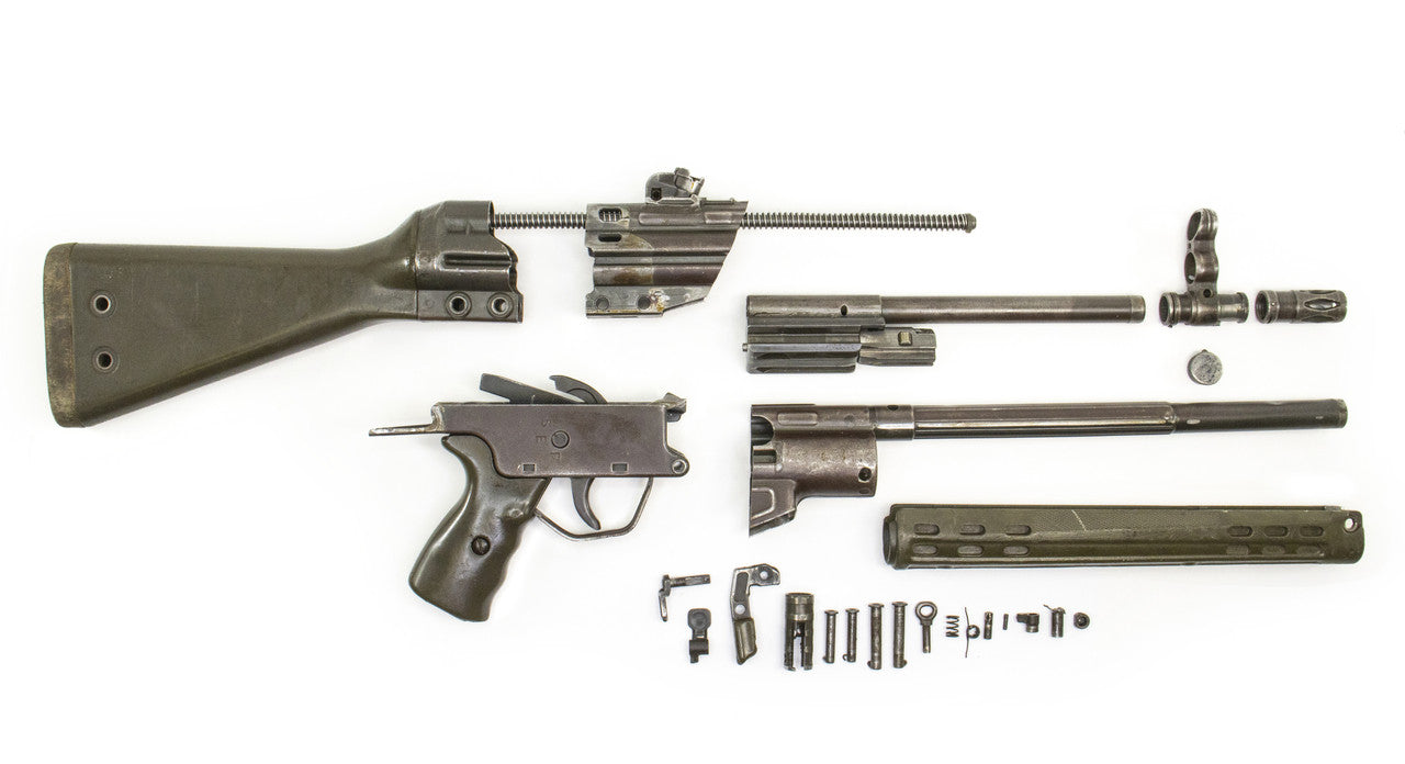 HK G3 FMP 7.62x51 mm Parts Kit w/ New RCM 17.7" CHF 5/8x24 RH Threaded Barrel – Good Condition