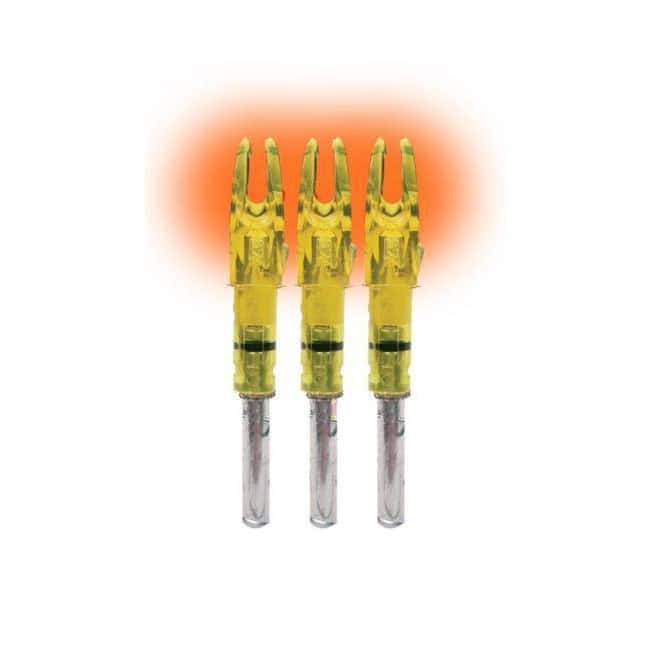 Lumenok S Lighted Nocks – .244 ID, Orange (3-Pack) – SL3