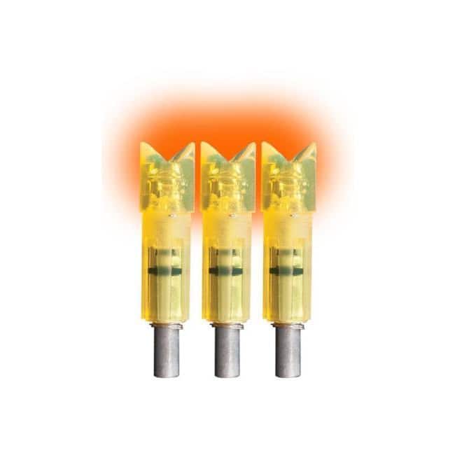 Lumenok Archery Lighted Crossbow Bolt Nock .306 ID 2219 Crescent End 3 Pack Orange 2219C3