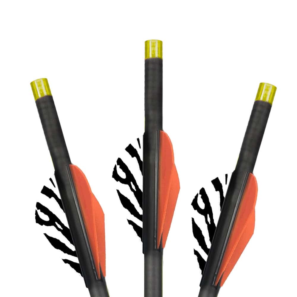 Lumenok Lumen Arrow Lighted Flat Nock Orange Crossbow Bolt 22″ 3 Pack BECF223