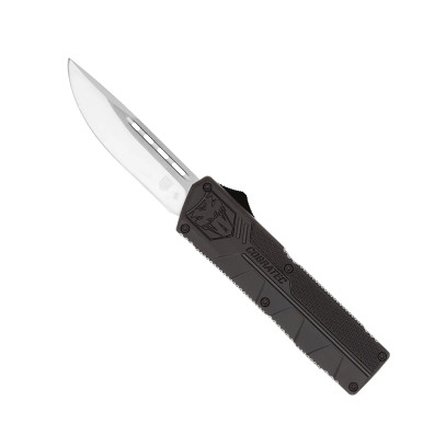 CobraTec Knives Lightweight Black Drop Not Serrated