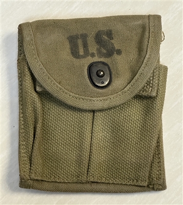 US GI WWII M1 CARBINE STOCK POUCH 1943 DATED.