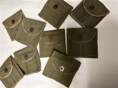 UNUSUAL M1C STOCK POUCH MARKED US.