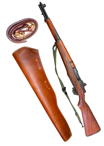 M1 Garand Rifle ‘Lined’ Leather Jeep Scabbard