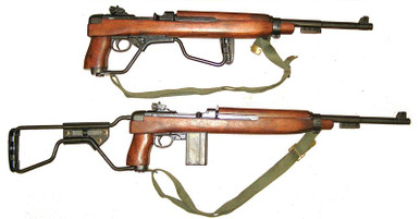 U.S. M1A1 Paratroop Carbine Denix Non Firing Display