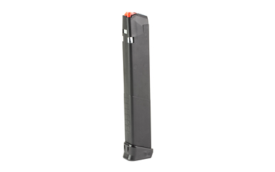 Global Ordnance, Magazine, 9MM, 33 Rounds, Fits GLOCK 17/34, Black