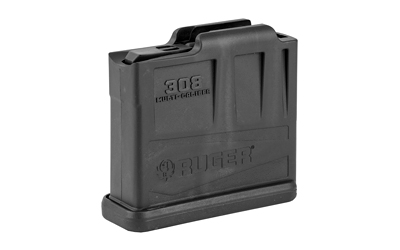 Ruger, Magazine, 308 Winchester, 6.5 Creedmoor 5 Rounds, AI-Style, Polymer, Black