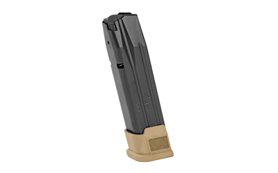 Sig Sauer, Magazine, 9MM, 21 Rounds, Fits P320, M17, Steel, Black, Coyote Base